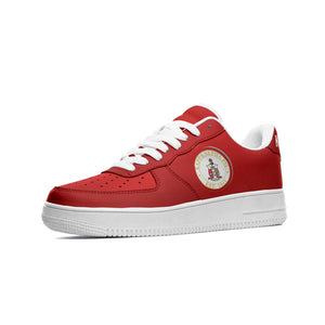 Kappa Alpha Psi  Low Top Leather Sneakers